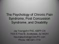 The Psychology of Chronic Pain Syndrome, Post Concussion Syndrome, and Disability PowerPoint PPT Presentation