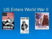 US Enters World War II