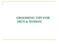 GROOMING TIPS FOR MEN PowerPoint PPT Presentation