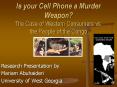 Is your Cell Phone a Murder Weapon? The Case of Western Consumers vs. the People of the Congo PowerPoint PPT Presentation