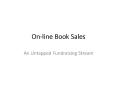 On-line Book Sales PowerPoint PPT Presentation