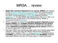 MRSA PowerPoint PPT Presentation