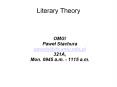 Literary Theory PowerPoint PPT Presentation