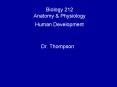 Biology 212 Anatomy PowerPoint PPT Presentation