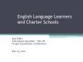English Language Learners and Charter Schools PowerPoint PPT Presentation