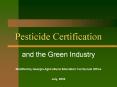 Pesticide Certification PowerPoint PPT Presentation
