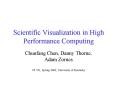 Scientific Visualization in High Performance Computing PowerPoint PPT Presentation