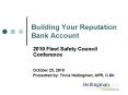 Building Your Reputation Bank Account PowerPoint PPT Presentation