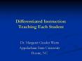 Differentiated Instruction: Teaching Each Student PowerPoint PPT Presentation