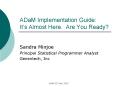 ADaM Implementation Guide: It PowerPoint PPT Presentation