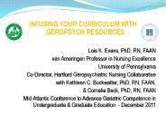INFUSING YOUR CURRICULUM WITH GEROPSYCH RESOURCES