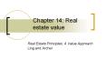 Chapter 14: Real estate value PowerPoint PPT Presentation