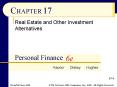 Real Estate and Other Investments  Chapter Nineteen PowerPoint PPT Presentation