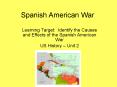 Spanish American War PowerPoint PPT Presentation