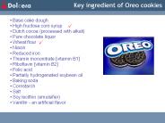 Key ingredient of Oreo cookies