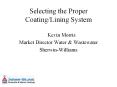 Selecting the Proper Coating/Lining System PowerPoint PPT Presentation