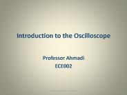 Introduction to the Oscilloscope