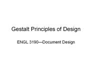 Gestalt Principles of Design