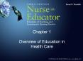 Chapter 1 Overview of Education in Health Care PowerPoint PPT Presentation