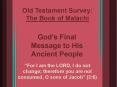 Old Testament Survey: The Book of Malachi PowerPoint PPT Presentation