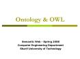 Ontology PowerPoint PPT Presentation