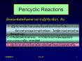 Pericyclic Reactions PowerPoint PPT Presentation