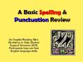 A Basic Spelling PowerPoint PPT Presentation