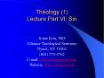 Theology (1) Lecture Part VI: Sin PowerPoint PPT Presentation