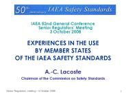 IAEA 52nd General Conference Senior Regulators