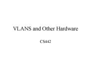VLANS and Other Hardware