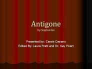 Antigone by Sophocles
