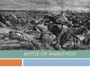 BATTLE OF MARATHON