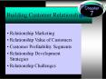 Building Customer Relationships PowerPoint PPT Presentation