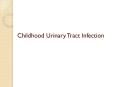 Childhood Urinary Tract Infection PowerPoint PPT Presentation