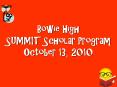 Bowie High SUMMIT Scholar Program October 13, 2010 PowerPoint PPT Presentation
