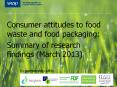 Consumer attitudes to food waste and food packaging: PowerPoint PPT Presentation