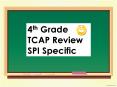 4th Grade TCAP Review PowerPoint PPT Presentation