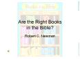 Are the Right Books in the Bible? PowerPoint PPT Presentation
