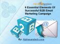 6 Essential Elements Of Successful B2B Email Marketing Campaign PowerPoint PPT Presentation