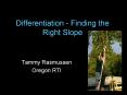 Differentiation - Finding the Right Slope PowerPoint PPT Presentation