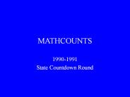 MATHCOUNTS