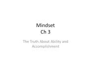 Mindset Ch 3