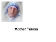 Mother Teresa PowerPoint PPT Presentation
