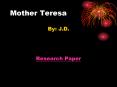 Mother Teresa PowerPoint PPT Presentation