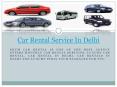 car rental service In Delhi PowerPoint PPT Presentation