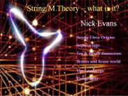 String/M Theory 