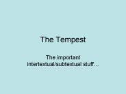 The Tempest