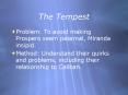 The Tempest PowerPoint PPT Presentation