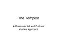 The Tempest PowerPoint PPT Presentation