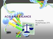 ACID BASE BALANCE
